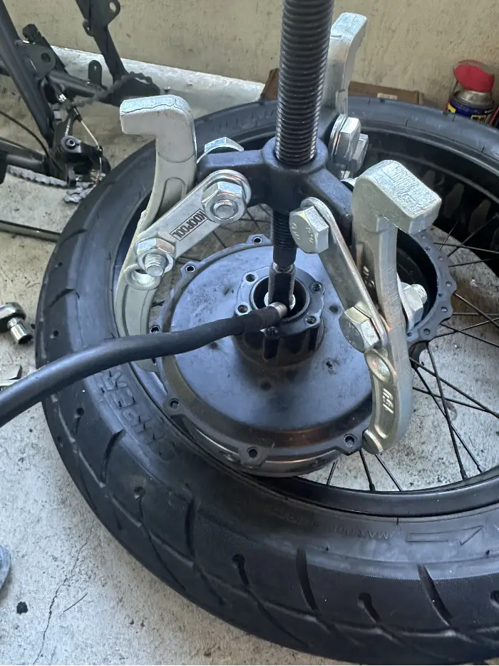 Electric bike hub motor repair
