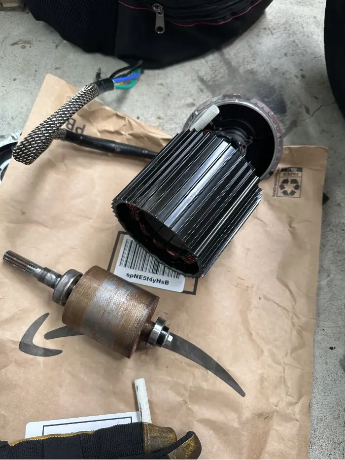 Electric bike motor repair service