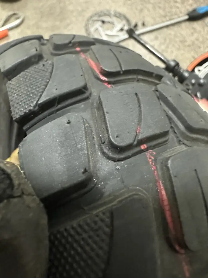 Electric scooter flat tire repair