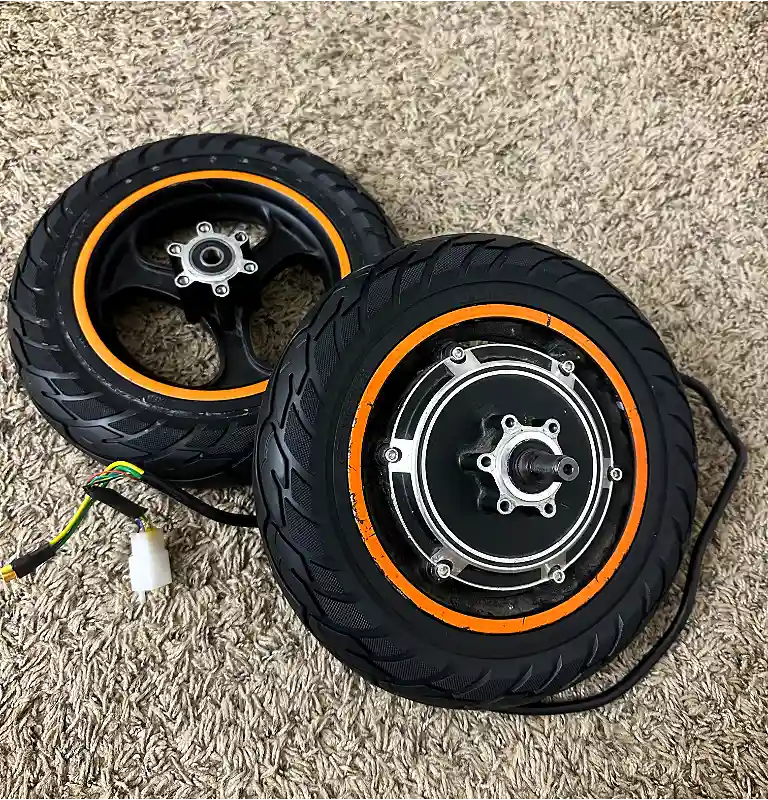 Solid tire replacement for electric bike in Burlingame