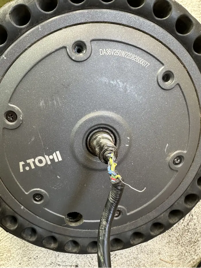 eScooter motor replacement